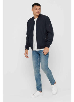 Veste casual bleu ONLY&SONS homme