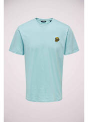 T-shirt bleu ONLY&SONS pour homme seconde vue