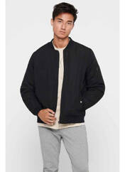 Veste casual noir ONLY&SONS pour homme seconde vue