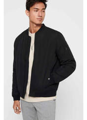 Veste casual noir ONLY&SONS pour homme seconde vue