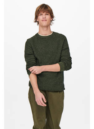 Pull vert ONLY&SONS homme