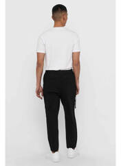 Pantalon chino noir ONLY&SONS pour homme seconde vue