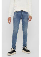 Jeans coupe slim bleu ONLY&SONS pour homme seconde vue