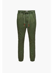 Pantalon chino vert ONLY&SONS pour homme seconde vue