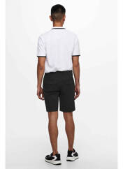 Short noir ONLY&SONS pour homme seconde vue