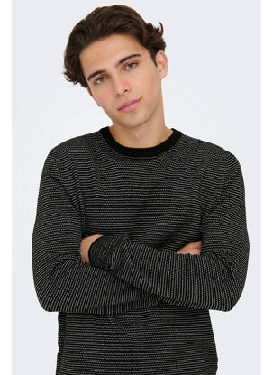 Pull noir ONLY&SONS homme