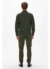 Chemise manches longues vert ONLY&SONS pour homme seconde vue