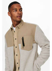 Veste casual blanc ONLY&SONS pour homme seconde vue