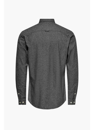 Chemise manches longues noir ONLY&SONS homme