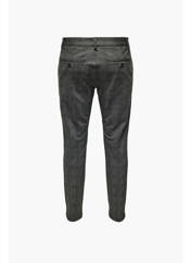 Pantalon chino noir ONLY&SONS pour homme seconde vue