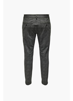 Pantalon chino noir ONLY&SONS homme