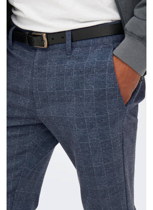 Pantalon chino bleu ONLY&SONS homme