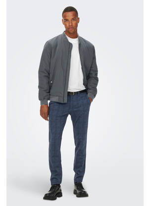 Pantalon chino bleu ONLY&SONS homme