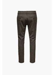 Pantalon chino noir ONLY&SONS pour homme seconde vue