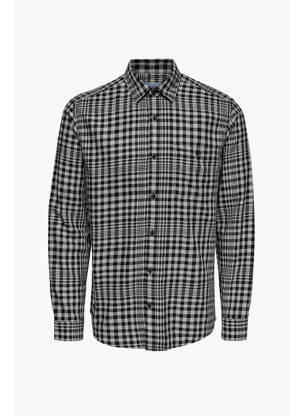 Chemise manches longues gris ONLY&SONS pour homme