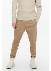 Pantalon droit taupe ONLY&SONS pour homme seconde vue