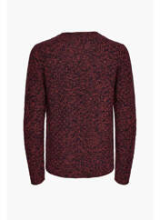 Pull rouge ONLY&SONS pour homme seconde vue