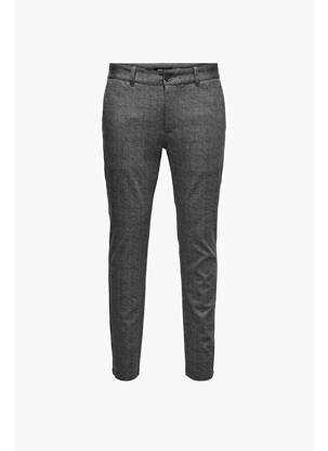 Pantalon chino noir ONLY&SONS pour homme