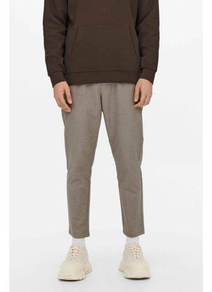 Pantalon chino taupe ONLY&SONS homme