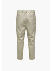 Pantalon chino taupe ONLY&SONS pour homme seconde vue