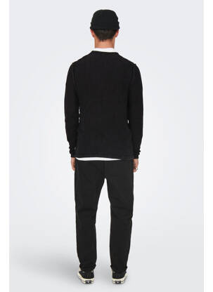 Pull noir ONLY&SONS homme