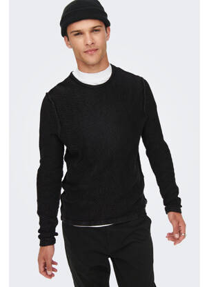 Pull noir ONLY&SONS homme