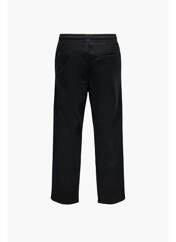 Pantalon chino noir ONLY&SONS pour homme seconde vue