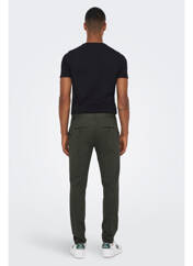 Pantalon chino vert ONLY&SONS pour homme seconde vue