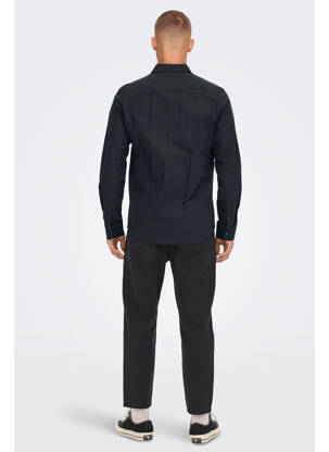 Chemise manches longues bleu ONLY&SONS homme