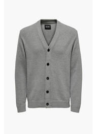 Gilet manches longues gris ONLY&SONS homme
