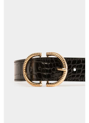 Ceinture noir MORGAN femme