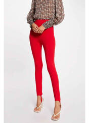 Legging rouge MORGAN pour femme seconde vue