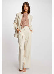 Pantalon large beige MORGAN pour femme seconde vue