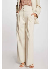Pantalon large beige MORGAN pour femme seconde vue