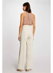 Pantalon large beige MORGAN pour femme seconde vue