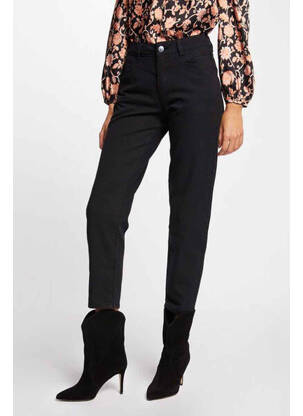 Pantalon droit noir MORGAN femme