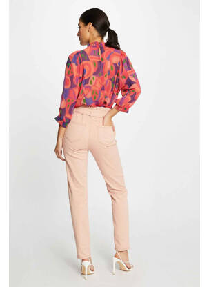 Jeans coupe slim rose MORGAN femme