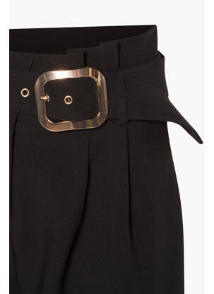 Pantalon droit noir MORGAN femme