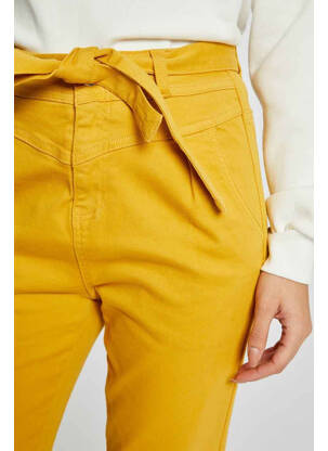 Pantalon 7/8 jaune MORGAN femme