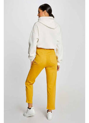 Pantalon 7/8 jaune MORGAN femme