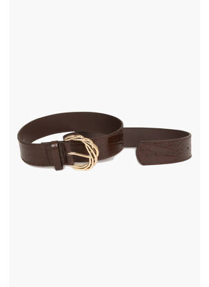 Ceinture marron MORGAN femme