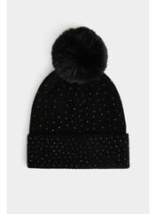 Bonnet noir MORGAN pour femme seconde vue