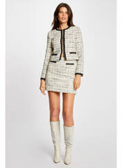 Jupe courte blanc MORGAN pour femme seconde vue