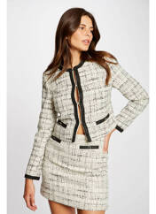 Jupe courte blanc MORGAN pour femme seconde vue