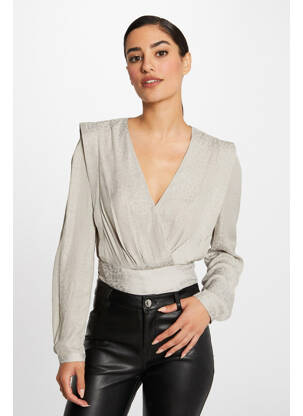Chemisier gris MORGAN femme