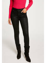 Pantalon slim noir MORGAN pour femme seconde vue