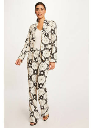 Pantalon droit blanc MORGAN femme