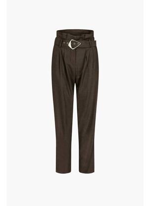 Pantalon slim marron MORGAN femme