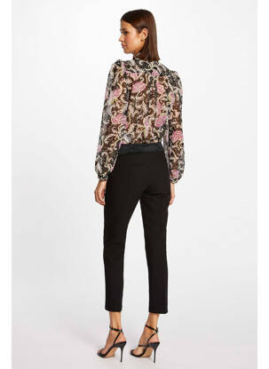 Pantalon chino noir MORGAN femme