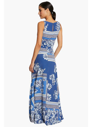 Robe longue bleu MORGAN femme